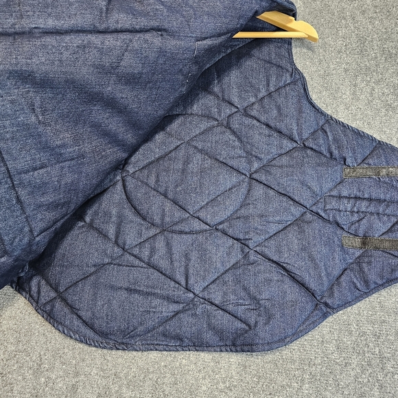 3XL LARGE DOG CHUCKY Horror Movie Quilted Vest Buckle Halloween Embroidered WOW - Picture 9 of 15